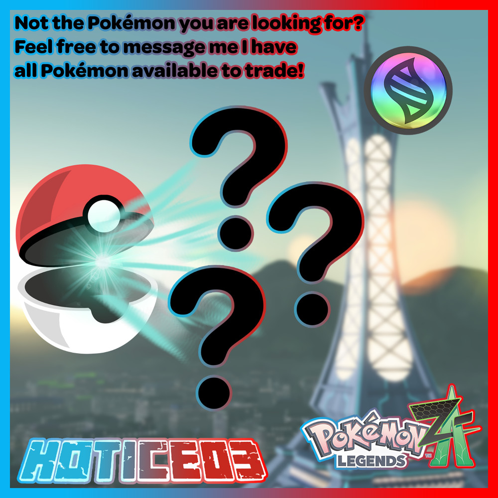 ✨ Mewtwo 6IV ✨ Pokemon Legends ZA 🚀 Fast 🚀