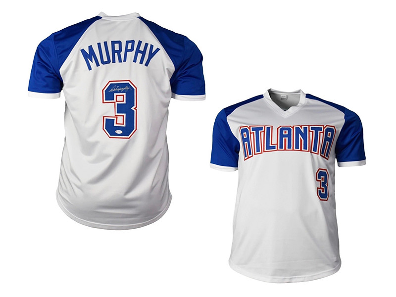 Dale Murphy Autographed Braves Throwback Jersey
