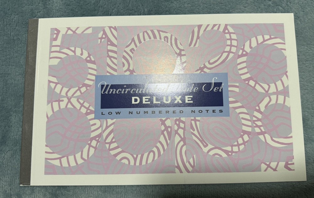1998 Australia McFarlane/Evans Deluxe UNC Polymer Note Set $5-$100 #1402