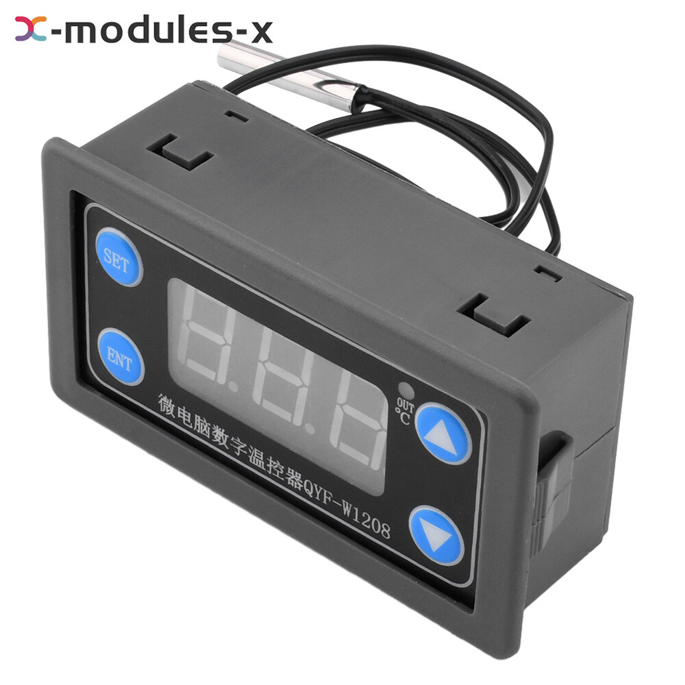 DC 12V 24V Microcomputer Digital Thermostat Temperature Controller QYF-W1208