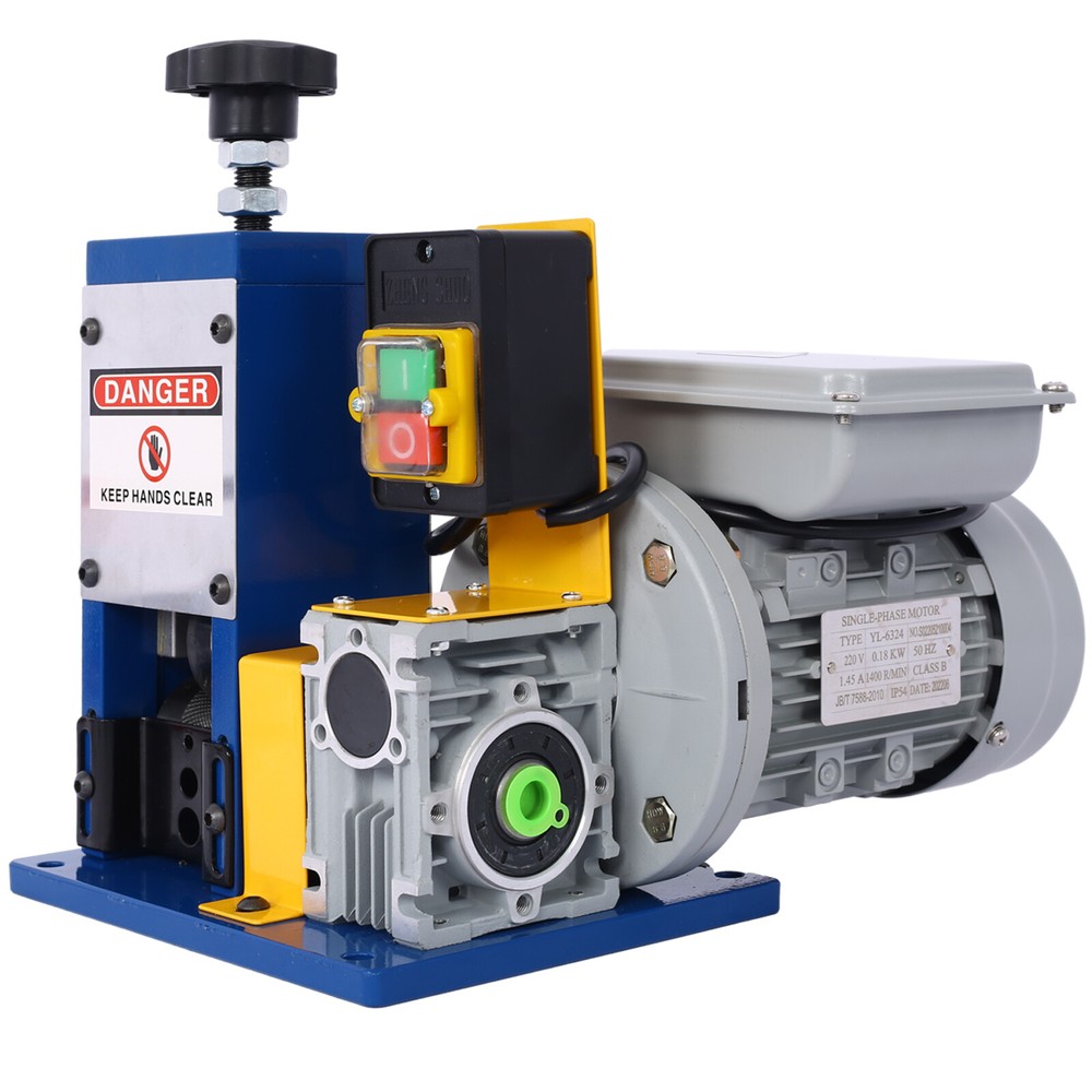 Automatic Scrap Cable Stripper Electric Wire Stripping Machine for 0.06"-1"