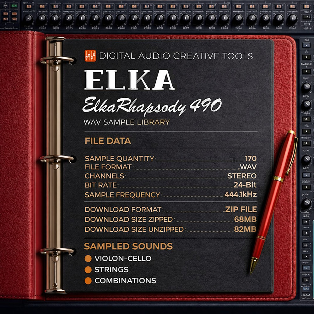 Elka Rhapsody 490 String Synthesizer Sample Library