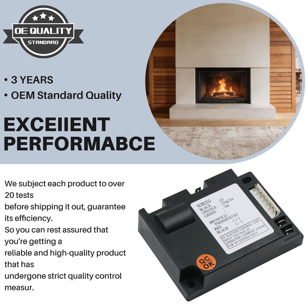 Fireplace Electronic IPI Control Module, Gas Fireplace Ignition Module for He...