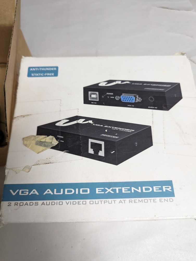 VGA audio extender 50m Cat 5e/6