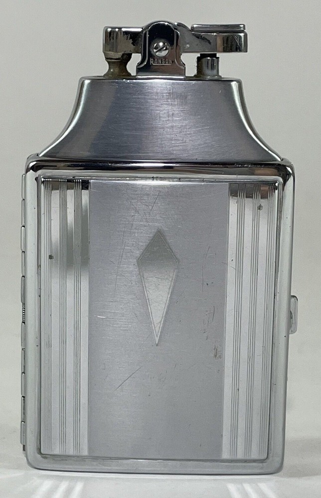RONSON MASTERCASE CIGARETTE CASE AND LIGHTER - ORIGINAL BOX - CIRCA 1955