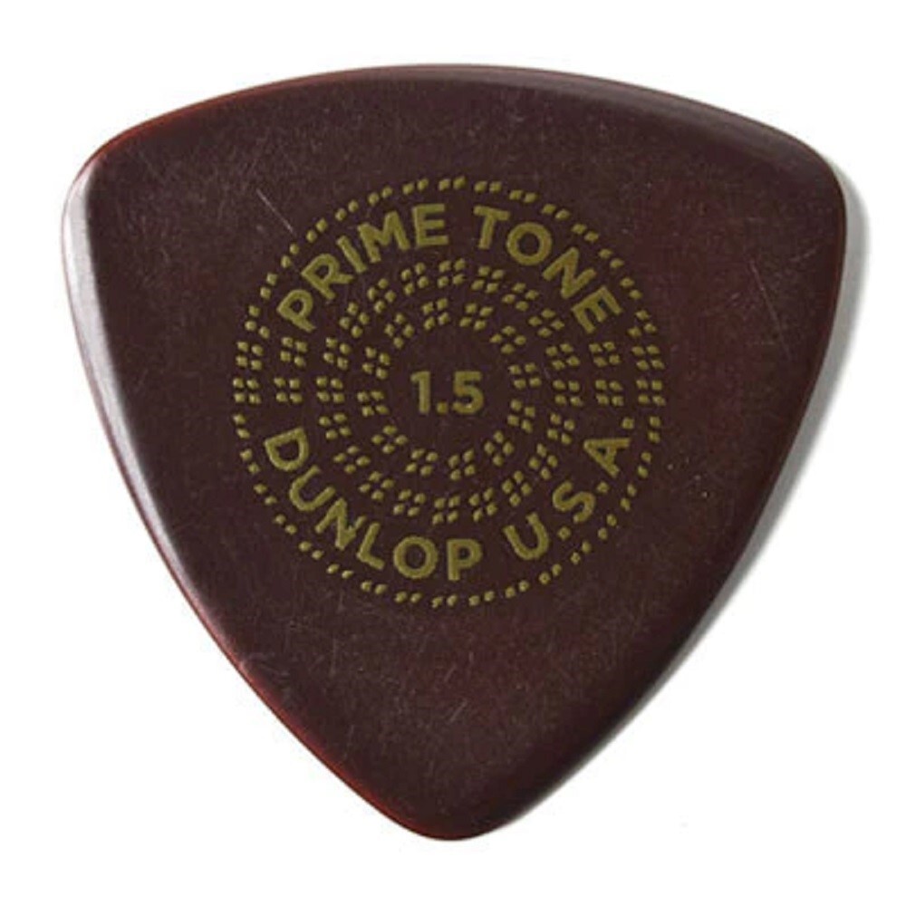 NEW Dunlop 517P Primetone Smooth Triangle Picks (3), 1.5mm
