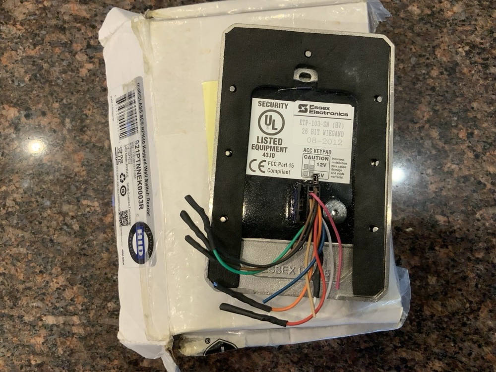 Keypad Wall Switch Reader
