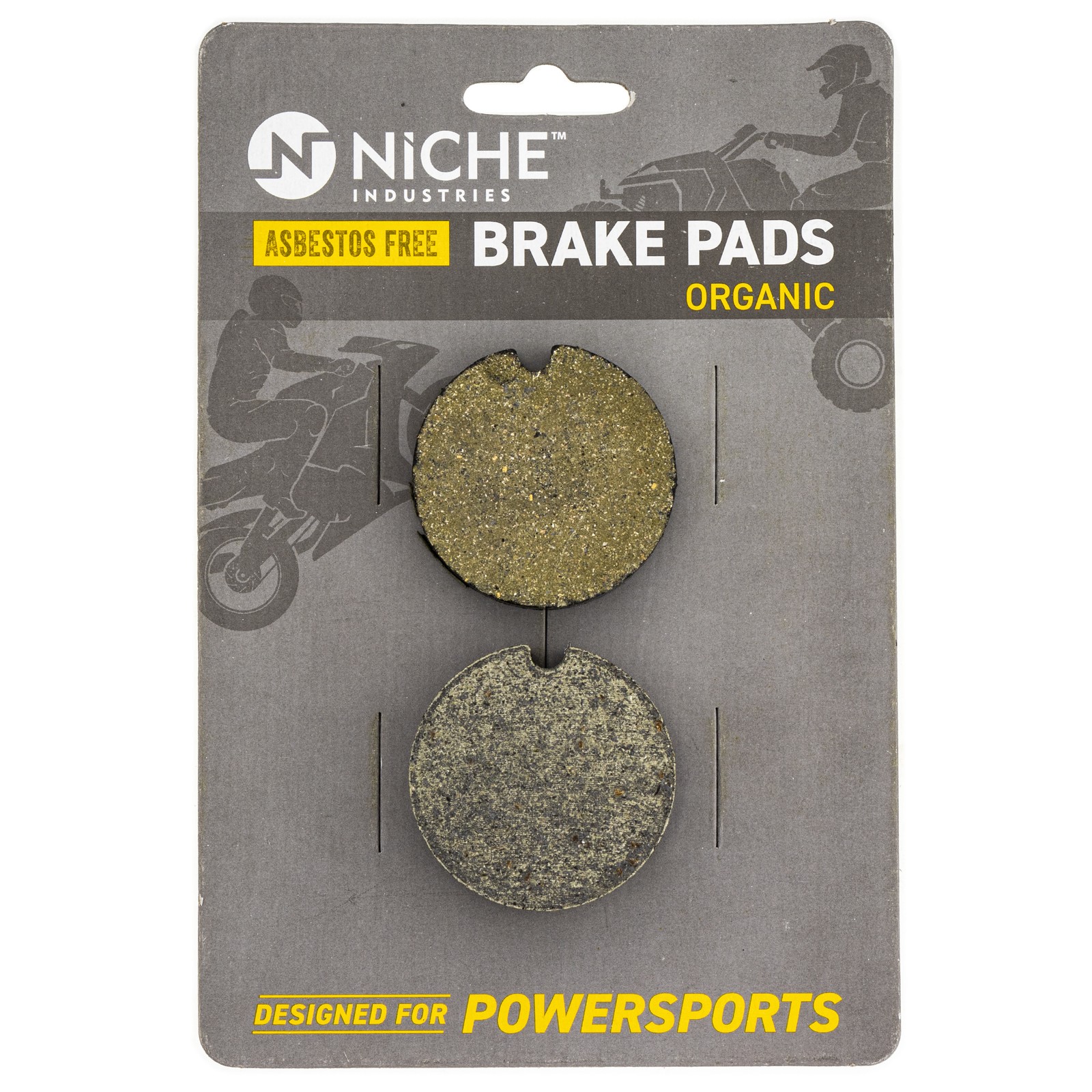 NICHE Brake Pad Set Arctic Cat Z 370 Bearcat Jag 440 Panther 370 Rear Organic
