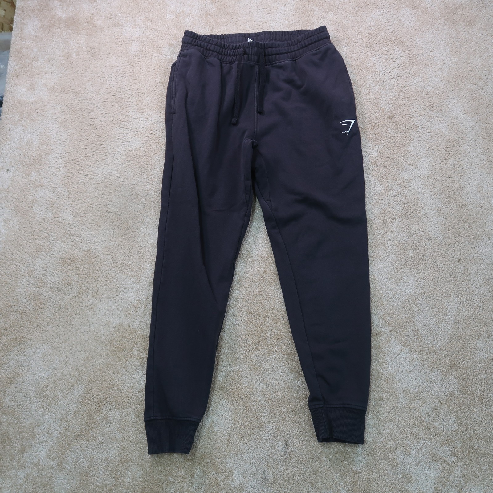 Gymshark Jogger Sweatpants Men's small Black Tapered Leg