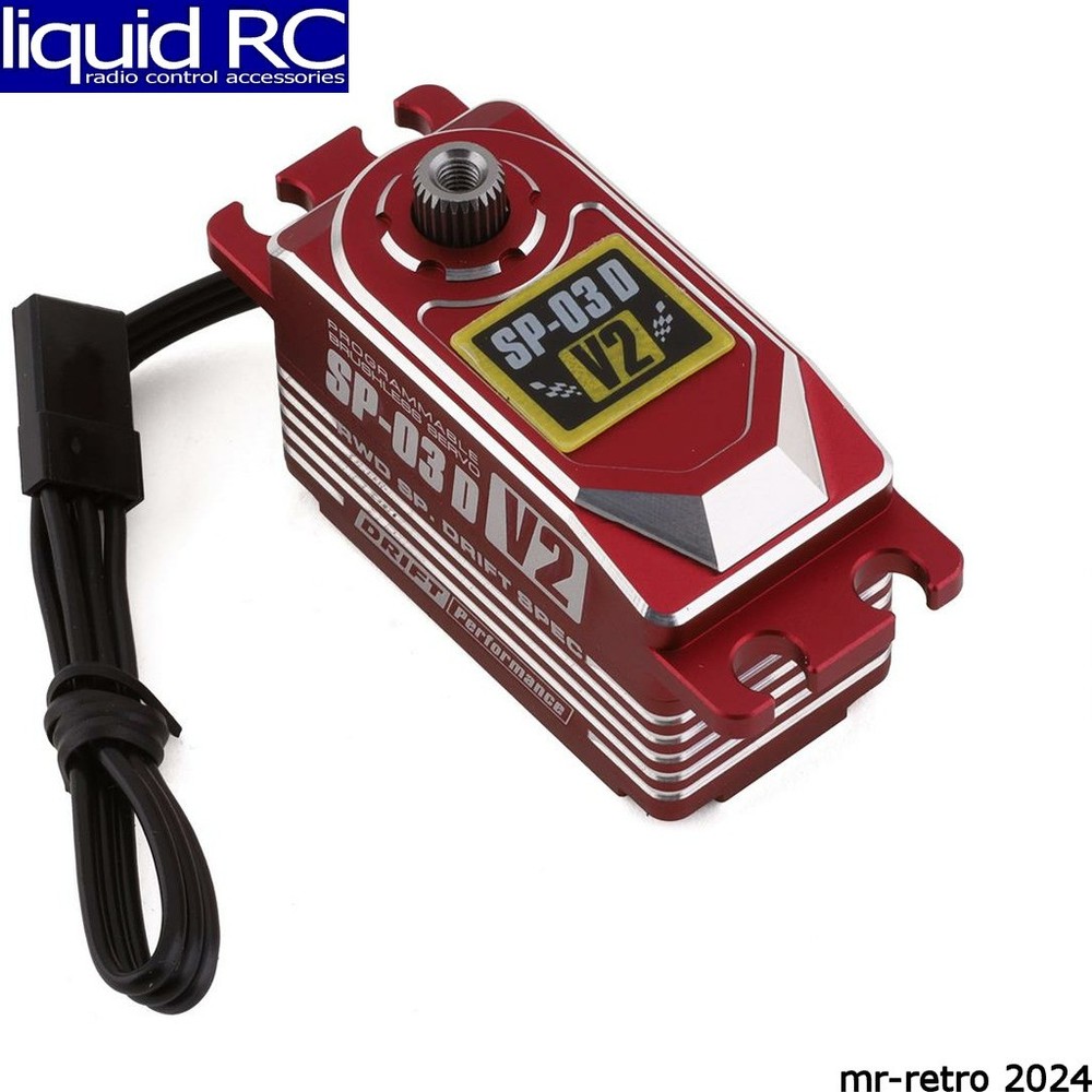 Yokomo SP-03DV2RA Sp-03 D V2 Programable brushless Drift Servo (Red)