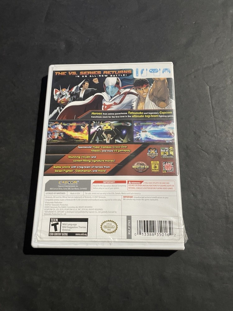 tatsunoko vs capcom wii Case only