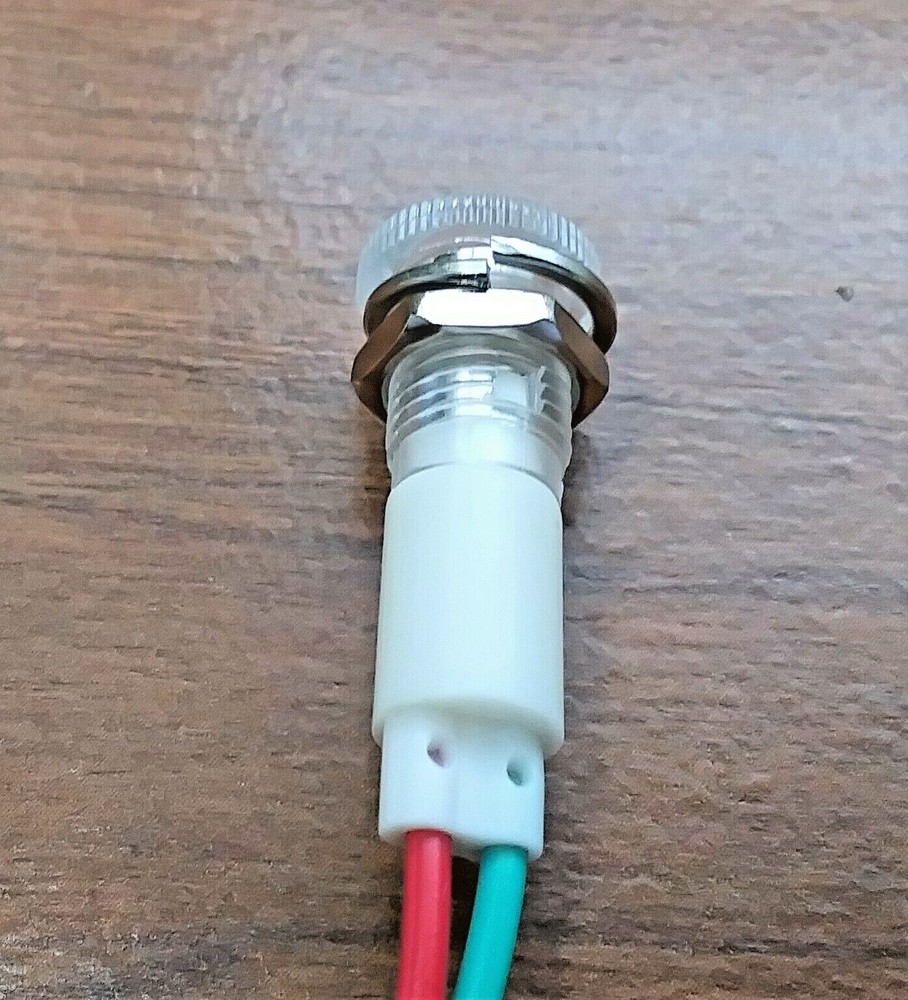 BBT 12 volt DC White LED Indicator Light