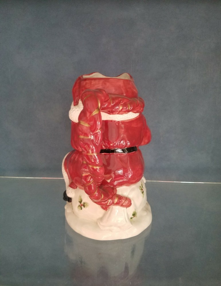 Fitz & Floyd Old World Santa Pitcher New