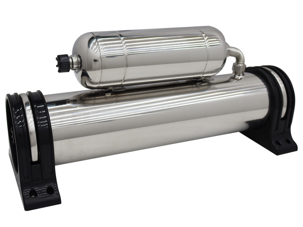 1000L Stainless Steel Water Purifier Household Vertical Double Filter Power-free