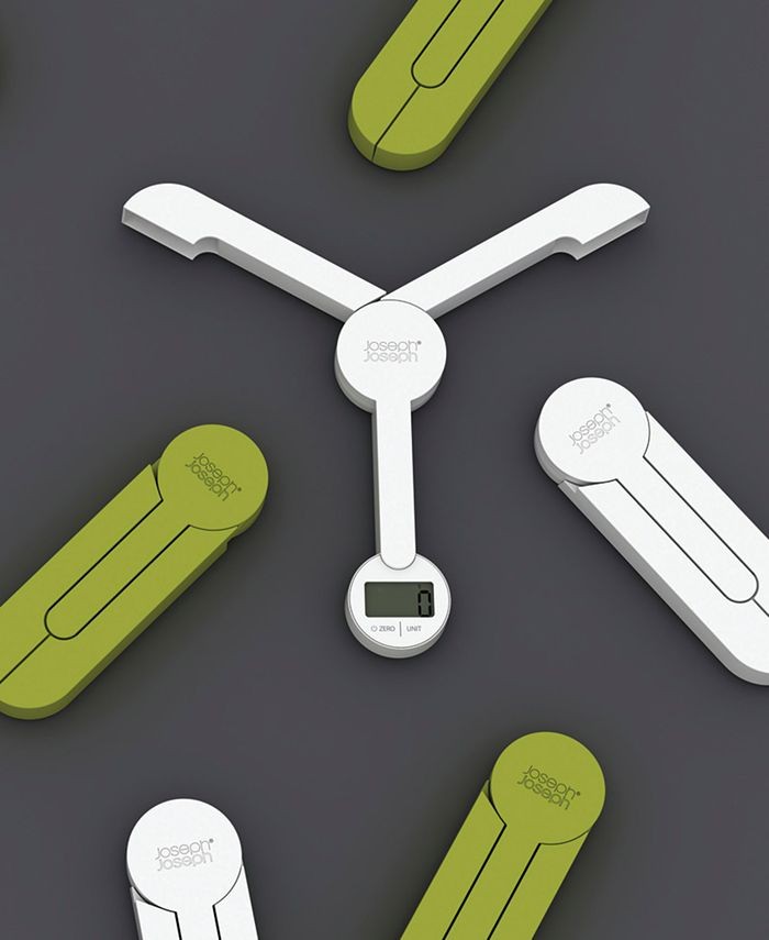 Joseph Joseph Tri-Scale Folding Kitchen Scale - White