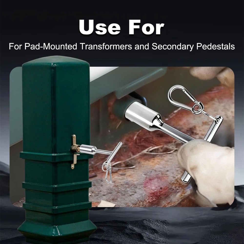 13/16" T-Handle Penta Socket Wrench Tool for Pad-mounted Transformers