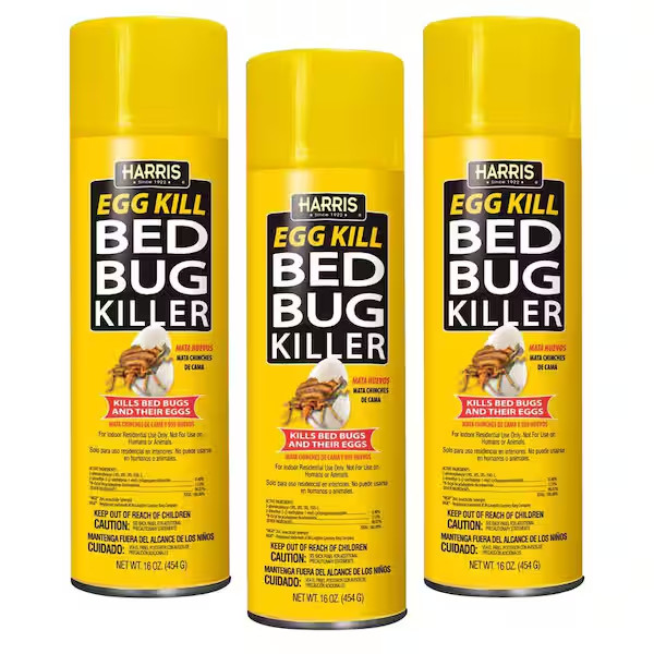 Bed Bug Killer Spray 16 oz (3-Pack) – Kills Eggs & All Life Stages