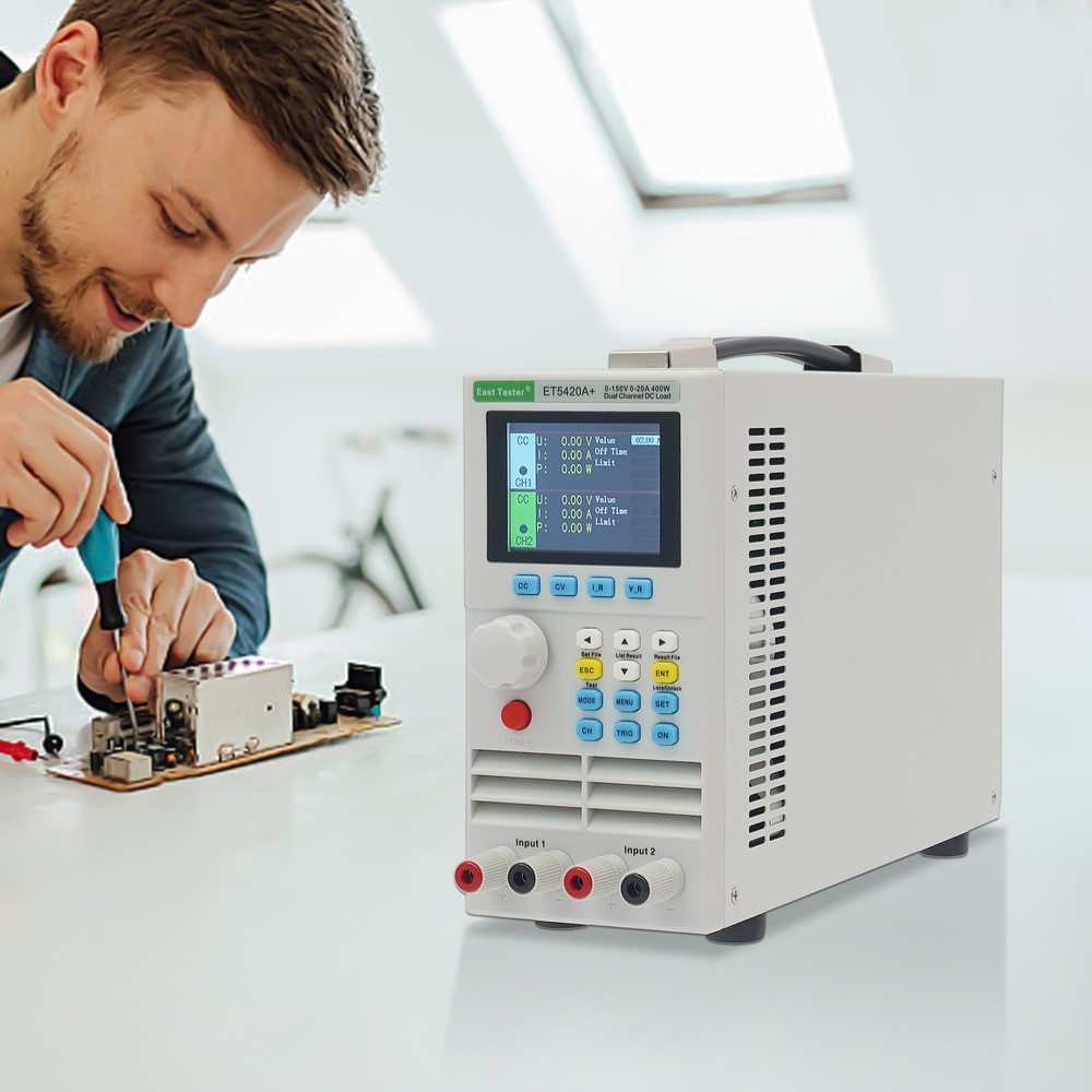 Electronic Load Tester Programmable Electronic Load Tester With Dual Channel