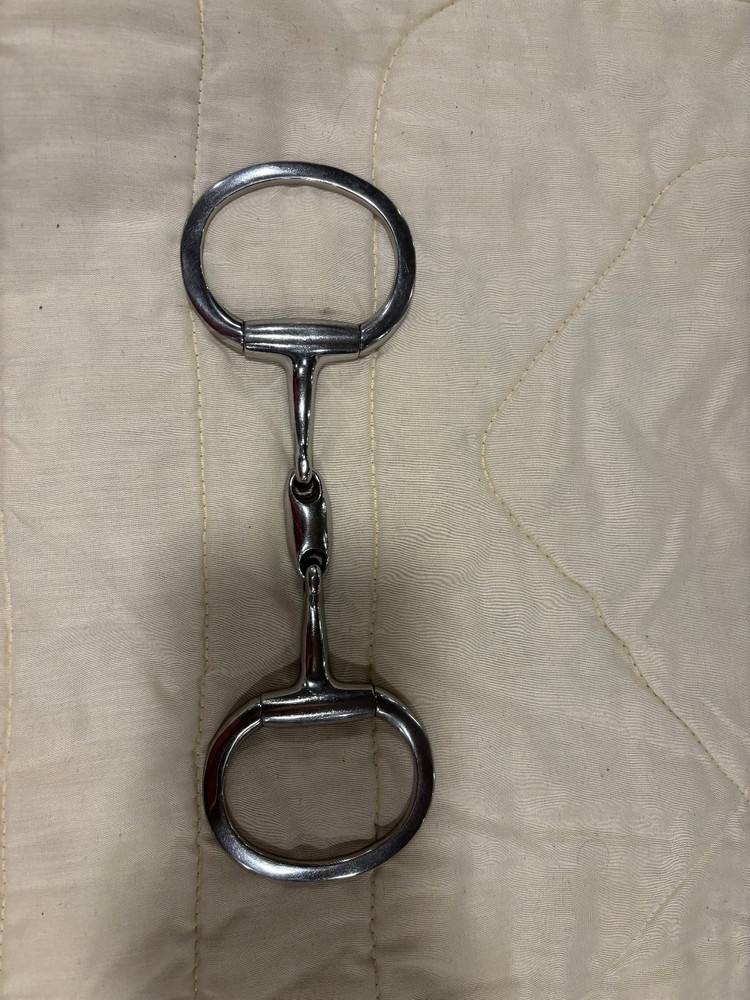 3 piece snaffle bit 5"