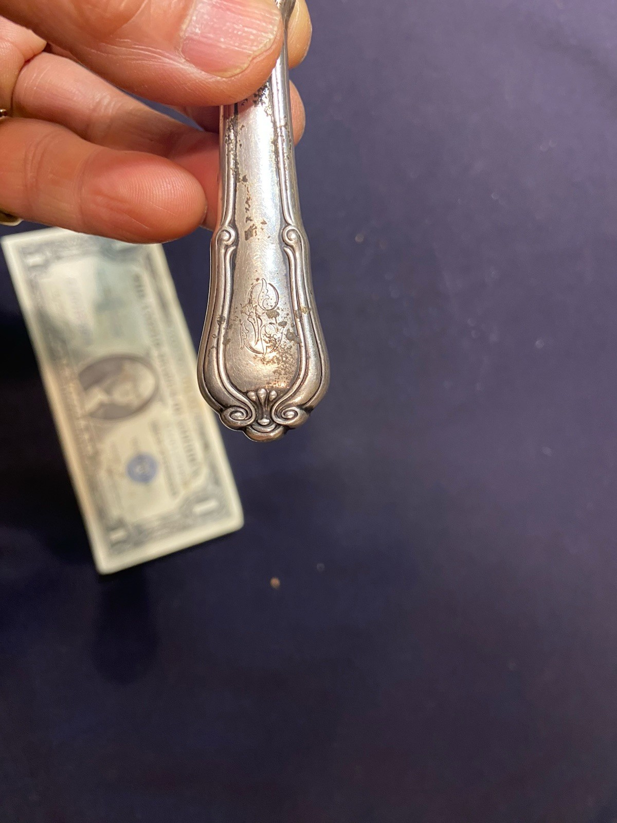 CIVIL gambler sleeve BOWIE Fighting KNIFE Dagger W sterling handle