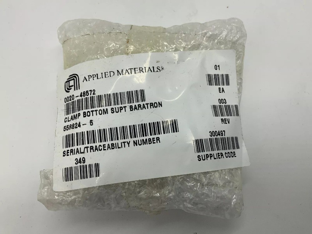 Applied Materials 0020-48572 Clamp Bottom Supt Baratron