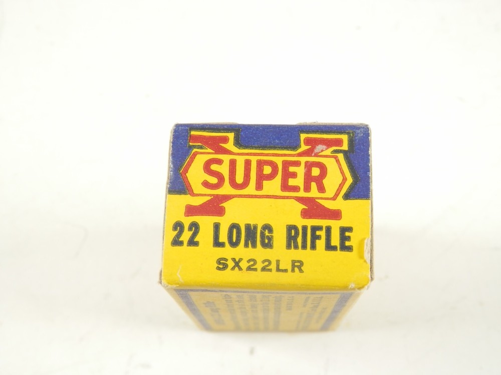 EMPTY WESTERN SUPER-X EMPTY .22 LONG RIFLE AMMO BOX