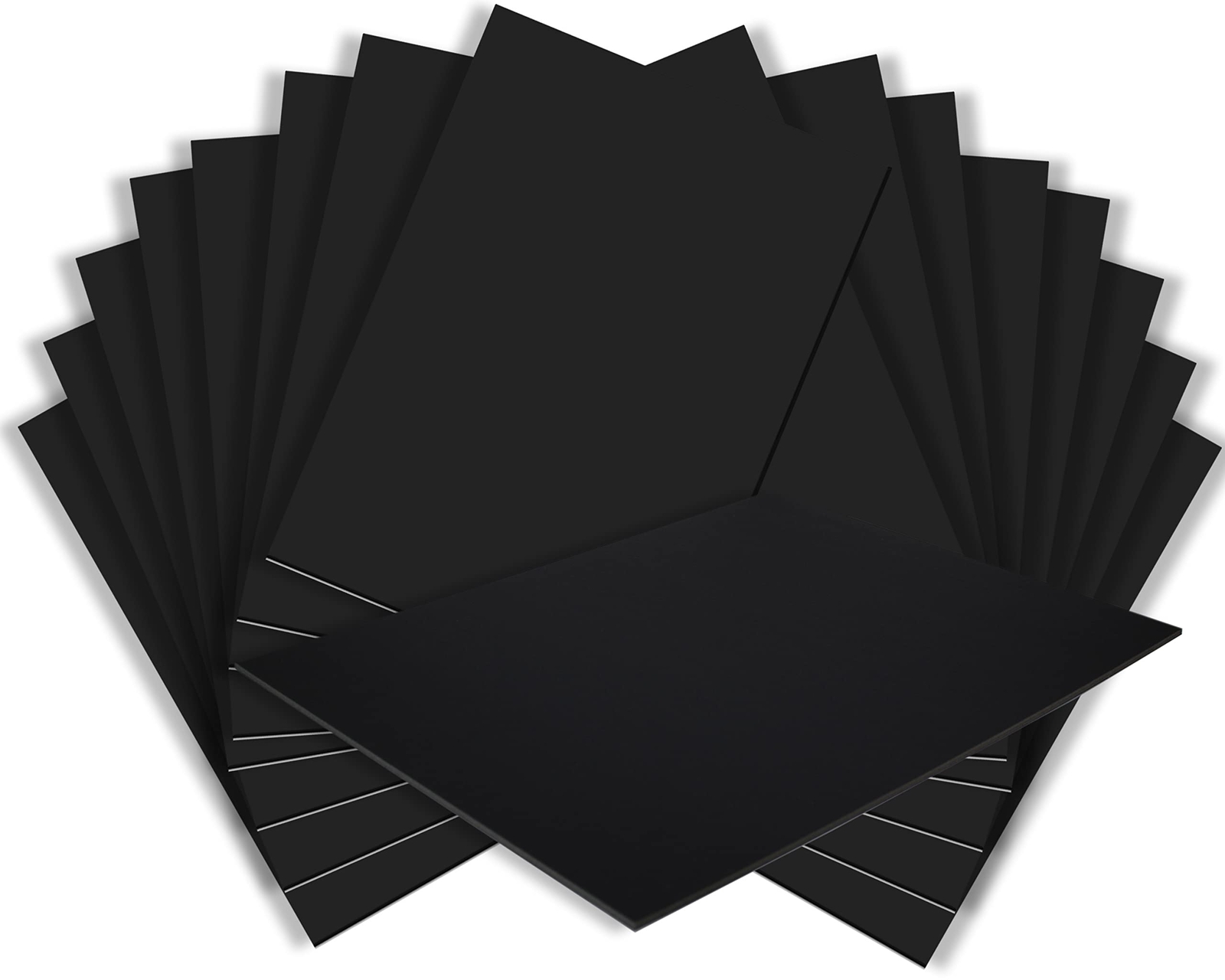 3/16" Black Foam Core Boards 11x14 16x20 20x30 24x36 30x40 32x40 Poster Backing