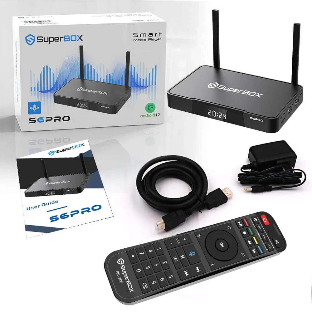 SuperBox S6 Pro 24/7 Support Authorized Distributor Shipped Out Same Day