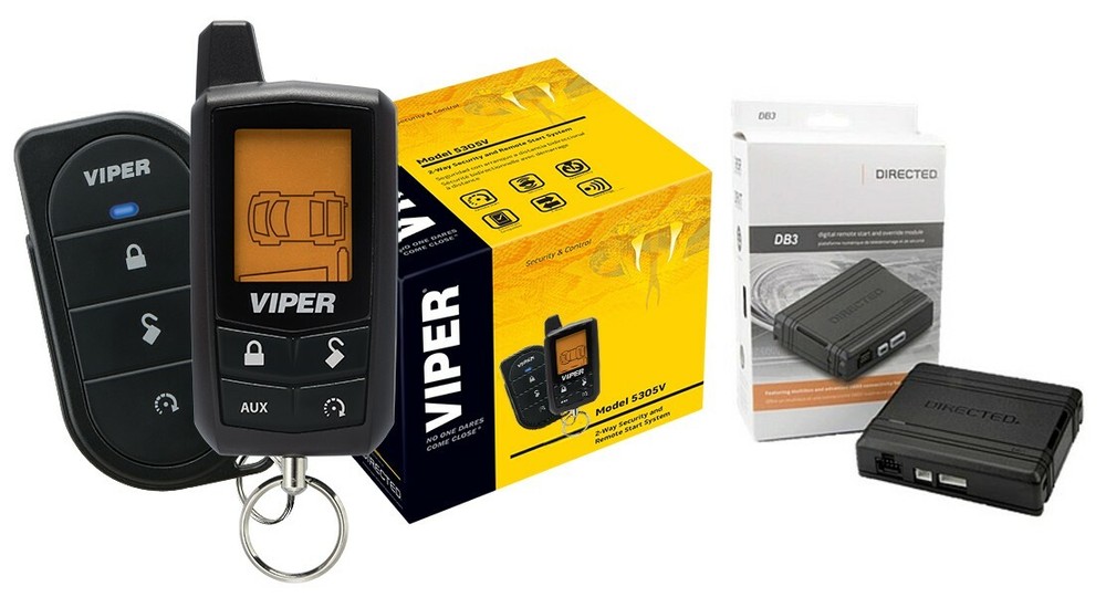 Viper Model 5305V 2-way car security and remote start system + DB3 Bypass Module
