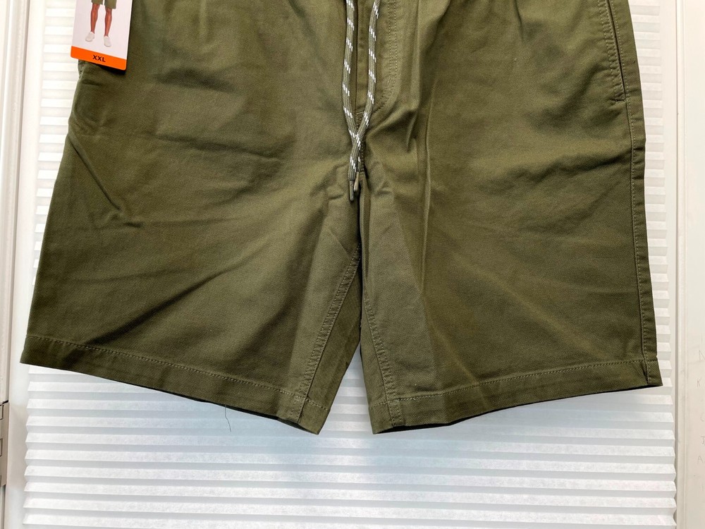 Buffalo David Bitton Men's Henry Drawstring Pull-On Short Olive Green Size XXL