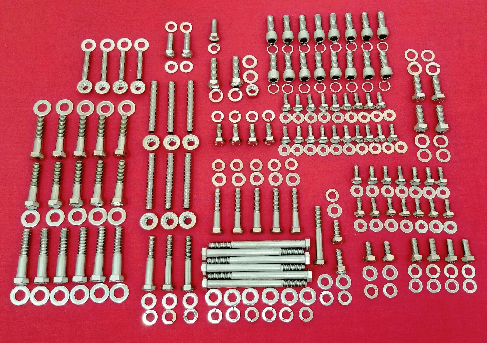 FORD ENGINE BOLTS KIT BIG BLOCK 429 460 CAR F-SERIES TRUCK STAINLESS STEEL HEX