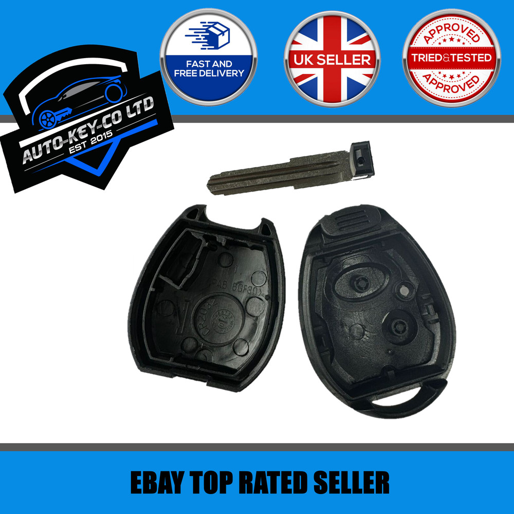 NEW REPLACEMENT 2 BUTTON REMOTE KEY FOB CASE SHELL FOR LAND ROVER MODELS