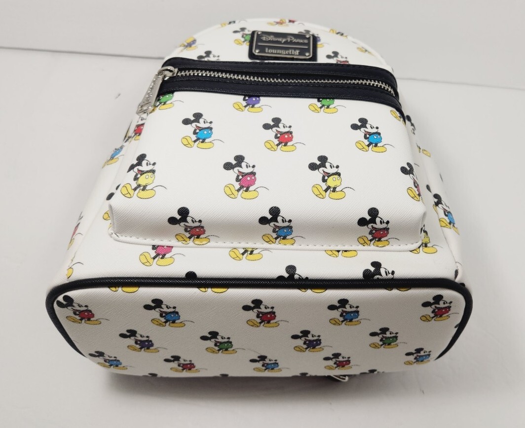 Disney Parks Loungefly Mickey Mouse All Over Mini Backpack NEW NWT FREE SHIPPING