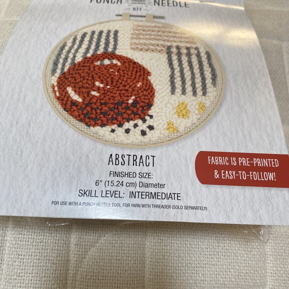 NEEDLE CREATIONS PUNCH NEEDLE KIT ABSTRACT NIP