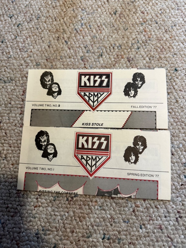 1976-77 Kiss Army Membership kit with extras