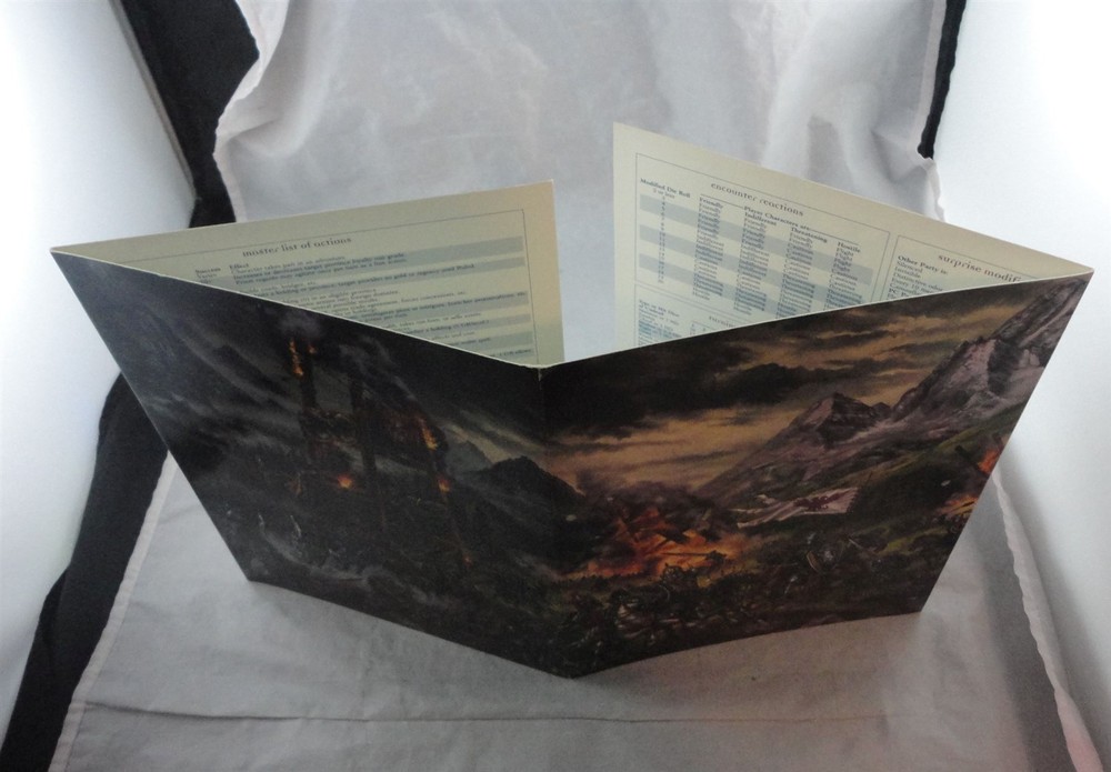 Advanced Dungeons & Dragons AD&D Birthright 4-Panel Dungeon Masters Screen