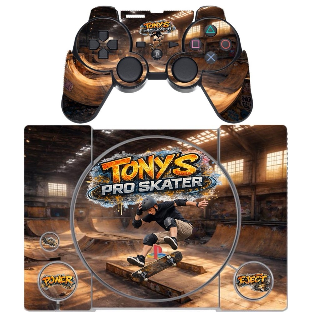 PS1 Console Custom Skin Covers