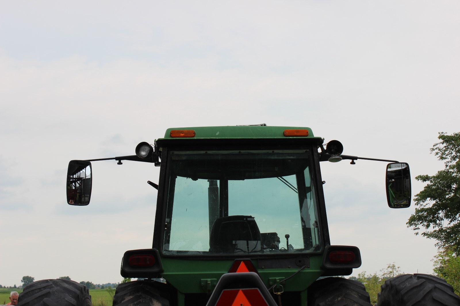 Sound Gard Extension Mirror Kit for John Deere tractors w 7"X12" mirrors