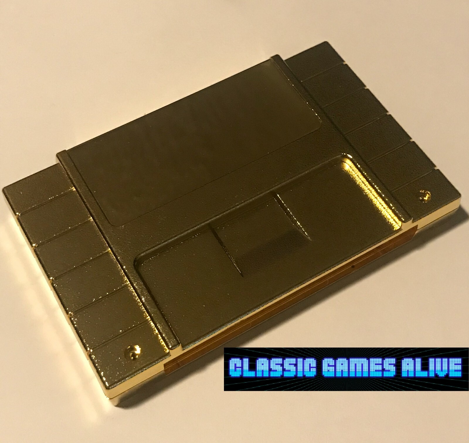 SNES Plastic Case Cart Shell Replacement Highest Quality - Super Nintendo GOLD