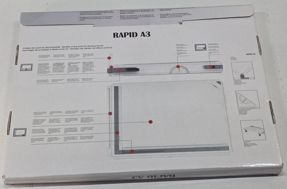 Gochange Rapid A3 Multifunctional Metric Drawing Board Drafting Table Boxed Good