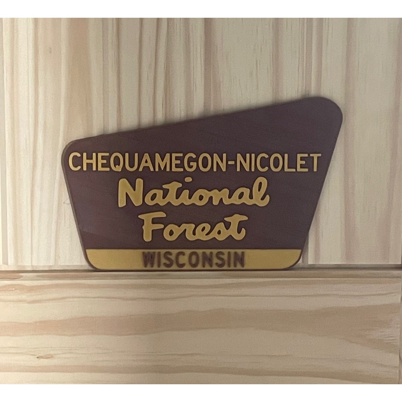 Wisconsin Chequamegon Nicolet National Forest Sign 3d print design