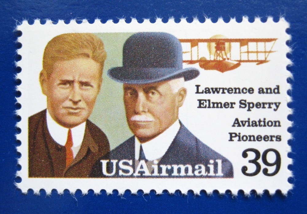 Sc # C114 ~ 39 cent Lawrence & Elmer Sperry Issue (cd3)