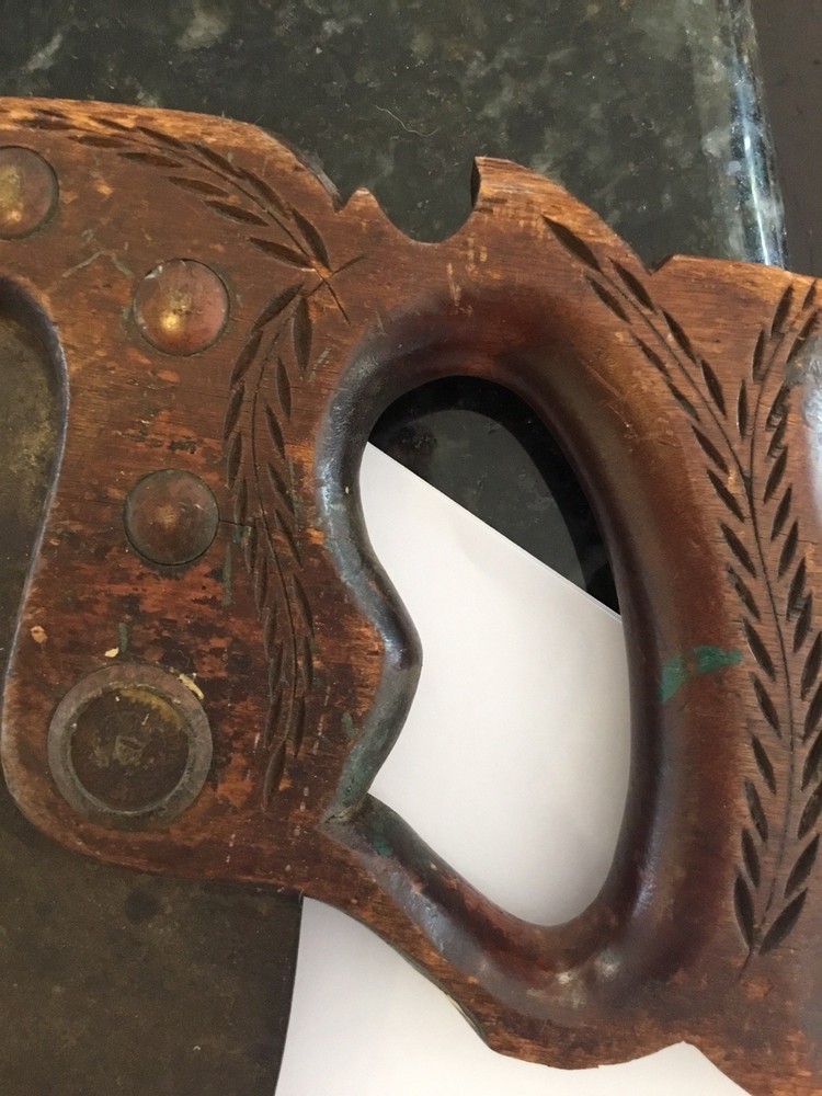 Antique Warranted Superior Handsaw