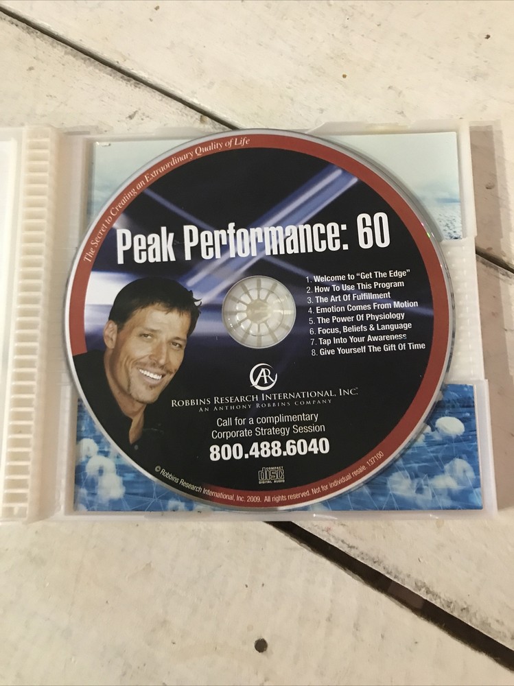 Anthony Robbins peak performance: 60 CD.