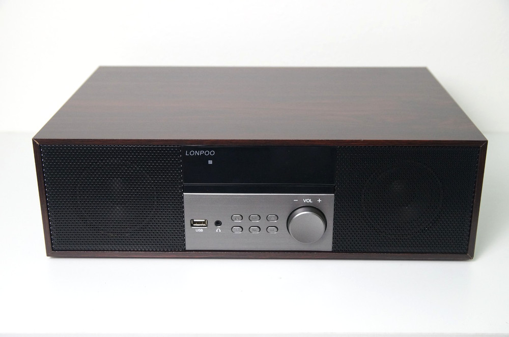 Lonpoo CD Micro System Receiver With USB & Bluetooth