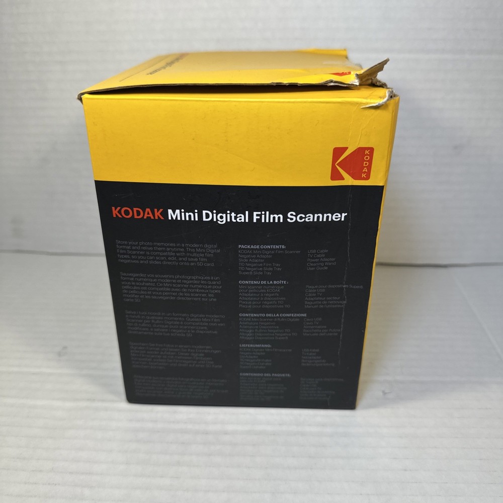 Kodak RODFD20 Mini Digital Film Scanner -- open box, new
