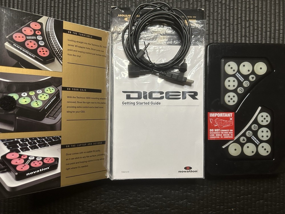 Novation Dicer Cue Point & Looping Control USB Powered DJ Controller w/Box