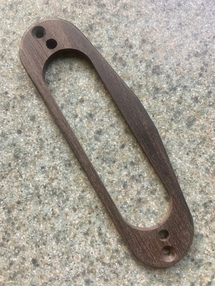 Guilford Ebony Strat Pickup Ring Single