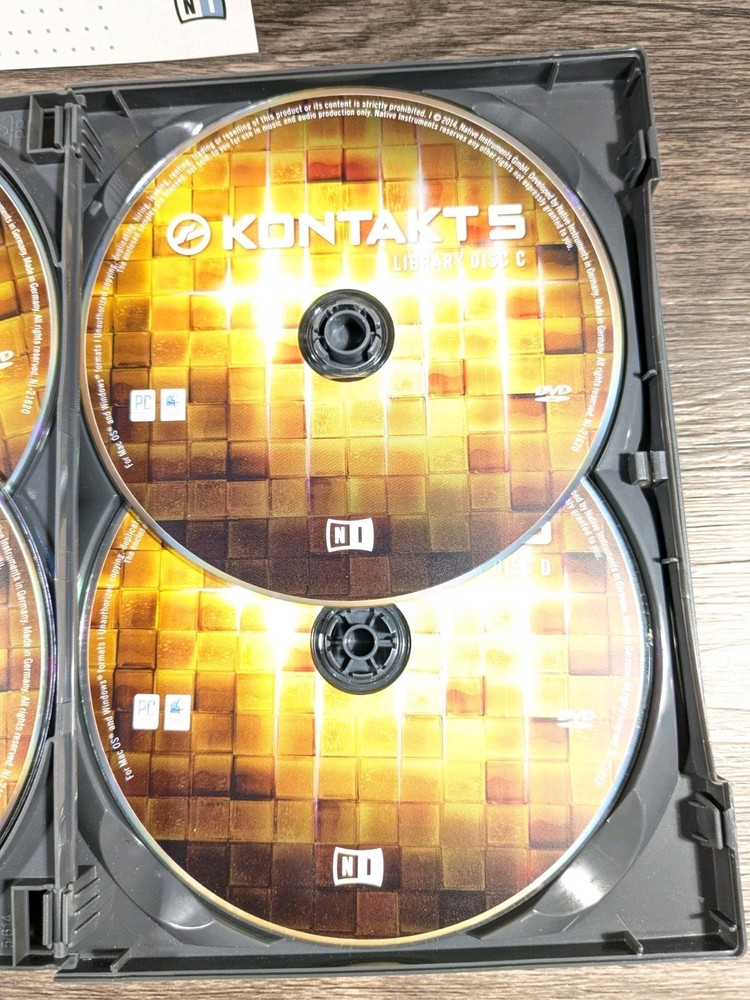 Native Instuments KONTAKT 5 Virtual Sampler/Sample Player 5 DVD Box Set