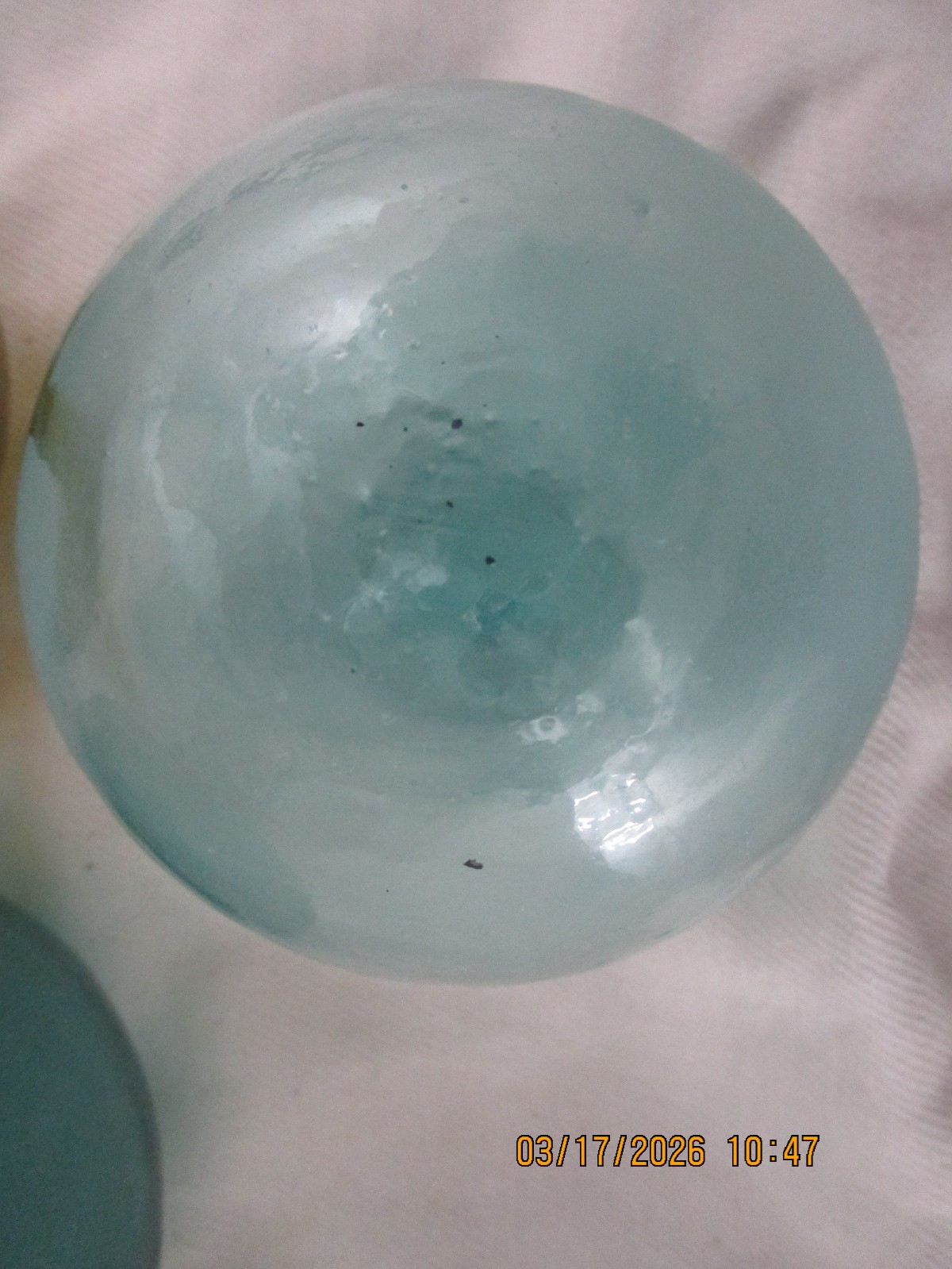 4 Glass Floats Japanese, Korean with Sequential HASH MARKS ! Alaska Beach Combed